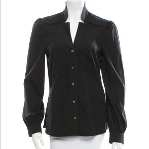Gucci Black button-up top